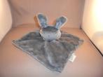 Etos konijn doek grijs velours met gestikte ogen/neus 24x22, Ophalen of Verzenden, Nieuw, Konijn