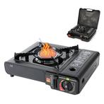 Noodpakket gaskookstel in draagkoffer met gasflessen, Caravans en Kamperen, Ophalen, Nieuw