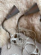 Vintage Ikea "Kvart" Klemlamp zilverkleurig 2x, Ophalen of Verzenden, Zo goed als nieuw