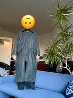 Zeldzame lange Barbour waxjas / trench in marineblauw - A845, Barbour, Blauw, Ophalen of Verzenden, Maat 36 (S)