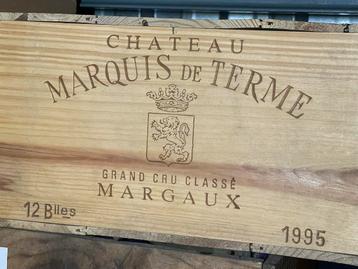 Chateau Marquis de Terme 1995 Wijnkist 12 flessen beschikbaar voor biedingen