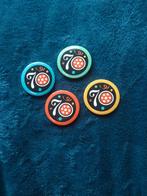 Efteling 70 jaar button set, Ophalen of Verzenden, Zo goed als nieuw, Button of Speldje
