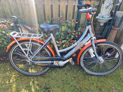 batvus amigo 26 inch grijs oranje, Fietsen en Brommers, Fietsen | Dames | Damesfietsen, Zo goed als nieuw, Batavus, Versnellingen