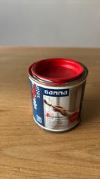 GAMMA verf Extra Dekkend lak signaal rood zijdeglans 250 ml, Ophalen of Verzenden, Zo goed als nieuw, Lak, Minder dan 5 liter