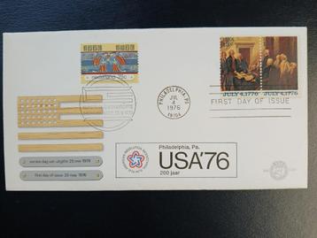FDC E149 twee eeuwen Amerika - bijzonder beschikbaar voor biedingen