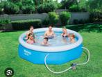 Een rond zwembad 3.05 x 76cm bestway, Minder dan 80 cm, Rond, 300 cm of meer, Ophalen of Verzenden