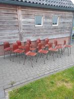 15 x vintage design schoolstoelen partij kantine stoelen, Vijf, Zes of meer stoelen, Gebruikt, Ophalen