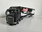 Lion car Scania R-Serie Coca Cola Zero trailer, Ophalen of Verzenden, Zo goed als nieuw, Bus of Vrachtwagen, Lion Toys