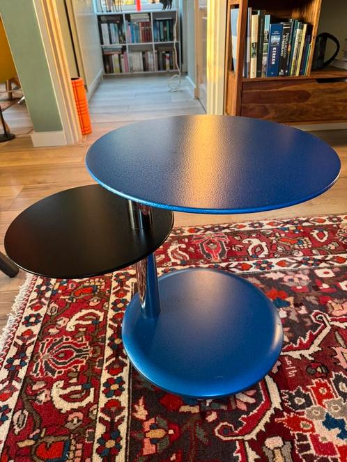 Leolux cyclo bijzettafel, Huis en Inrichting, Tafels | Salontafels, Gebruikt, Minder dan 50 cm, Rond, Ophalen