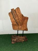 Houten decoratie op standaard, Ophalen of Verzenden, Zo goed als nieuw