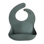 Siliconen Bib Slab Baby Babyslab Cambridge Blue Mushie, Nieuw, Support@mushie.com, Kraamcadeau, 5870 W Fuqua Street - Suite 200 Houston, TX, 77085