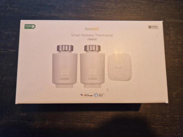 Hombli Slimme Radiator Thermostaat Starter Kit, Doe-het-zelf en Verbouw, Thermostaten, Nieuw, Slimme thermostaat, Ophalen of Verzenden