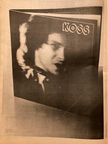 Paginagrote A3 advertentie PAUL KOSSOFF Koss release beschikbaar voor biedingen