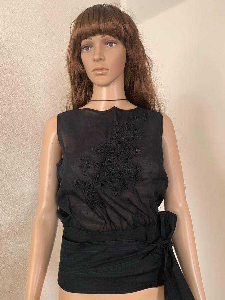 Zara blouse - Dames top, Kleding | Dames, Blouses en Tunieken, Gedragen, Maat 38/40 (M), Zwart, Ophalen of Verzenden