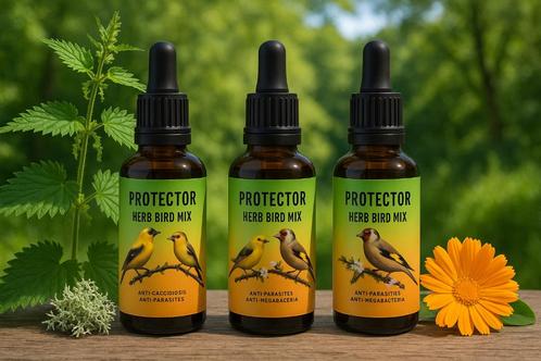 Protector 50ml - 3in1 - Totale bescherming - Herb Bird Mix, Dieren en Toebehoren, Vogels | Toebehoren, Nieuw, Zand en Verzorging