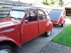 Citroën 2CV 0.6 Club S6 1987 Rood plus 2cv aanhanger rood., Auto's, Citroën, Voorwielaandrijving, 602 cc, 2CV, Origineel Nederlands