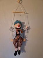 Vintage Clown Pop aan Schommel, Ophalen of Verzenden, Gebruikt, Overige typen