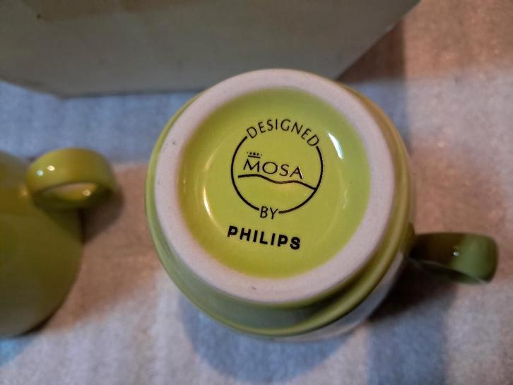 Kopjes - Designed Mosa By Philips, Verzamelen, Porselein, Kristal en Bestek, Nieuw, Kop en/of schotel, Overige materialen, Ophalen