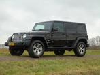 Jeep Wrangler Sahara 2.8CRD Grijs kenteken, Auto's, 4 cilinders, Zwart, Bedrijf, Diesel