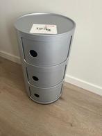 Kartell Componibili 3 modules grijs, Ophalen, Kunststof, Gebruikt, 50 tot 100 cm