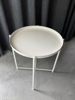 Witte Bijzettafel - Stijlvol & Praktisch, Huis en Inrichting, Tafels | Bijzettafels, Ophalen, Minder dan 45 cm, Minder dan 55 cm