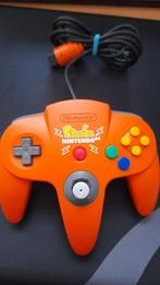 Nintendo 64 – Pikachu Orange Controller Japans origineel, Spelcomputers en Games, Gebruikt, Overige genres, 1 speler, Ophalen of Verzenden