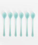 NIEUWE Sissy Boy latte lepel resin blauwgroen, Ophalen of Verzenden, Nieuw, Overige materialen, Los bestek
