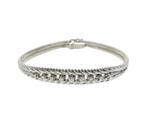 Witgouden Diamant Schakel Armband Visgraat 0.25 ct Diamant