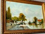 Geofd v oom en tante zaans duurschilderij geweest 50x45 oud, Ophalen