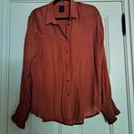 leuke cognac kleur blouse mt. XL, Kleding | Dames, Blouses en Tunieken, Maat 46/48 (XL) of groter, Oranje, Ophalen of Verzenden