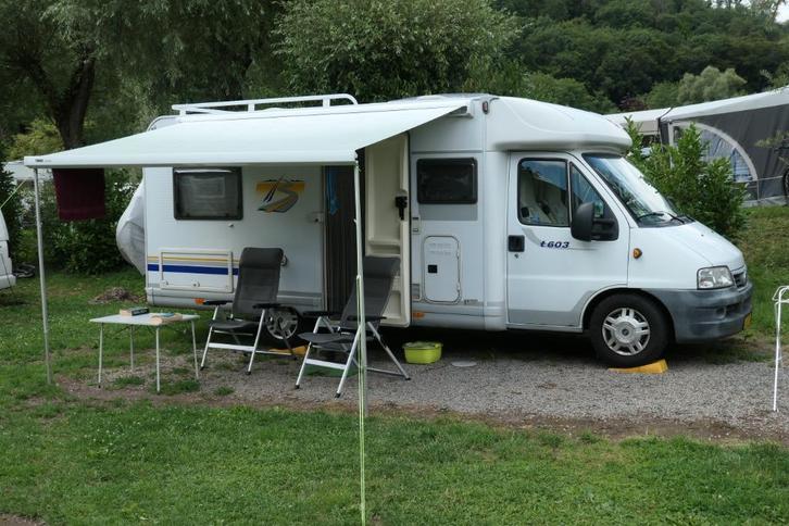 Fiat 2.8 JTD Bürstner T603 semi-integraal camper, Caravans en Kamperen, Campers, Particulier, tot en met 4, Half-integraal, Bürstner