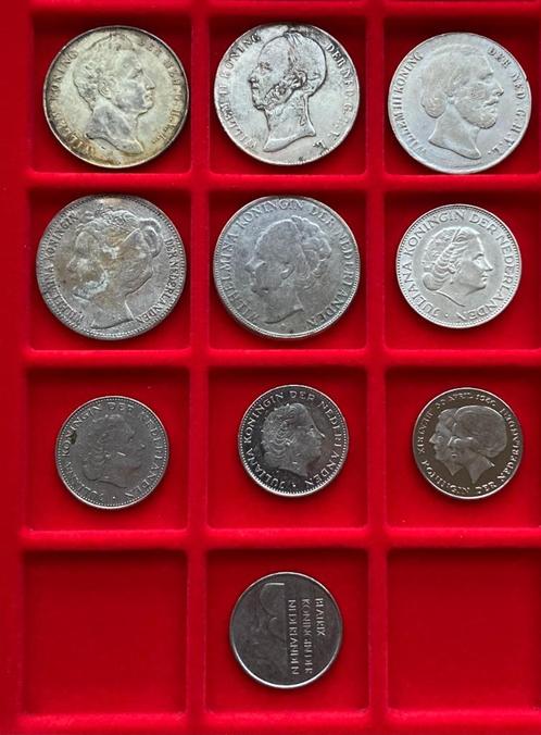 Complete set 2,5 gulden / rijksdaalder (Willem I - Beatrix)1, Postzegels en Munten, Munten | Nederland, Setje, 2½ gulden, Koning Willem I