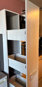 keukenkast uittrekbaar, Huis en Inrichting, Keuken | Keukenelementen, Ophalen, Minder dan 50 cm, Gebruikt, Wit