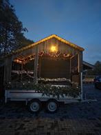 Kerststal met verlichting enz, Ophalen, Zo goed als nieuw