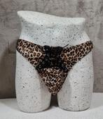 Heren String Luipaard met veters One Size (416), Ophalen of Verzenden, Overige kleuren, Mikey, Slip