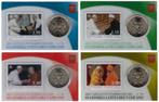 Vaticaan coincard 50 cent met postzegel, Postzegels en Munten, Munten | Europa | Euromunten, Ophalen of Verzenden, 50 cent, Vaticaanstad