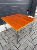 Vintage bijzettafel - Pin Age - Denmark - jaren '70, Ophalen, Minder dan 45 cm, Gebruikt, 55 tot 75 cm