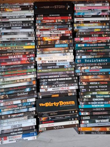 Grote collectie (121) 2e wereld  Oorlogsfilms op DVD beschikbaar voor biedingen