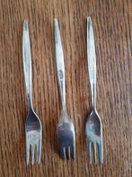 Oude verzilverde gebaksvorkjes, Antiek en Kunst, Antiek | Bestek, Ophalen of Verzenden