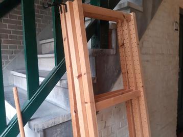 Ikea Rek, Ivar, massief grenen bestaande uit 6 delen, 6 rek - afbeelding 5