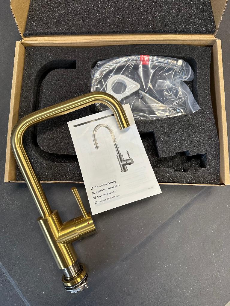 Caressi Gold Line Keukenkraan CA1106G ECO Vaste Uitloop, Tutto Cemento, Minder dan 50 cm, Overige kleuren, Nieuw