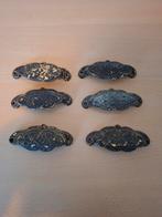 Kast beslag 6 stuks mooi bewerkt zeer oud., Antiek en Kunst, Ophalen of Verzenden