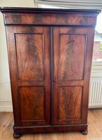 Mooie oude massief houten kast met planken en lade, Ophalen, Gebruikt