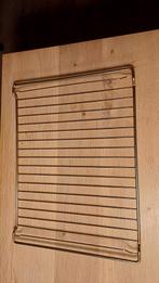 Ovenrek, glazen en metalen bakplaat 37,5x44,5cm - Gebruikt, Ophalen of Verzenden, Gebruikt