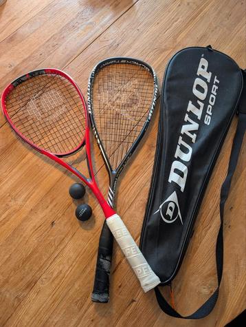 Squash Set - 2 Rackets, Ballen & Tas beschikbaar voor biedingen