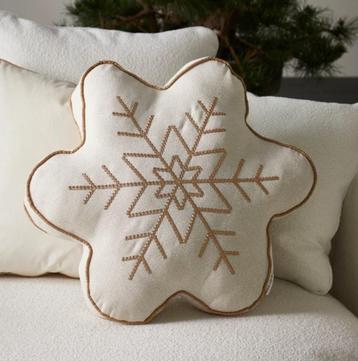 Rivièra Maison Wonderful Christmas Snowflakes Box Pillow beschikbaar voor biedingen