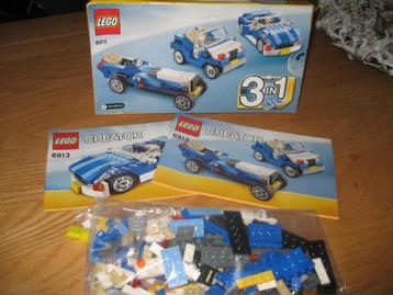 Lego creator no 6913 Blauwe Sportwagen beschikbaar voor biedingen
