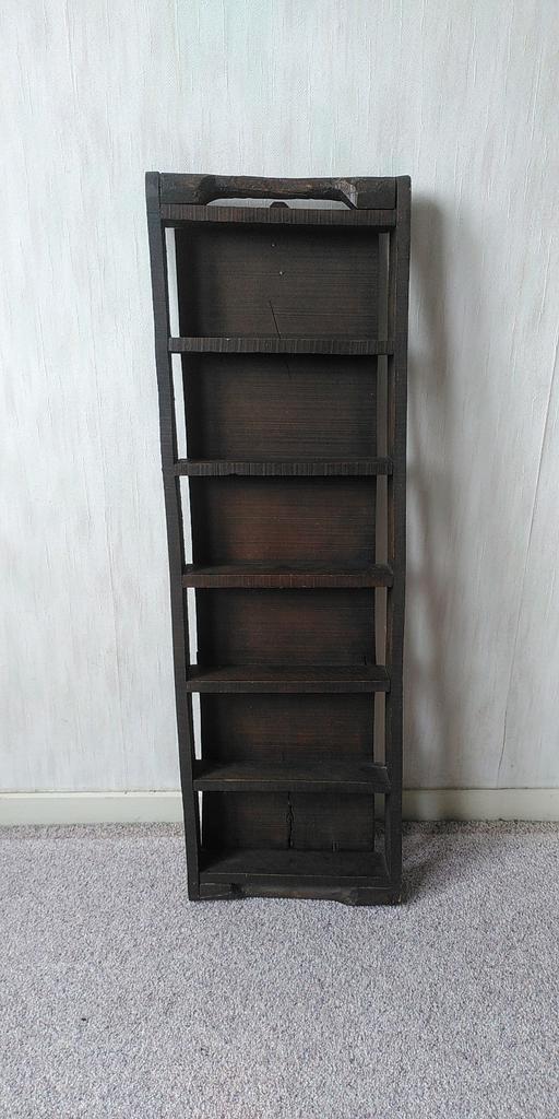 Vintage Houten Letterkast / Wandrek, Huis en Inrichting, Kasten | Overige, Gebruikt, Ophalen