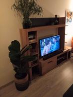 eiken tv wandmeubel, Ophalen, 150 tot 200 cm, Zo goed als nieuw, Eikenhout