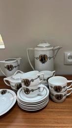 Jugendstil koffieservies van Z. S & C Bavaria, Antiek en Kunst, Antiek | Servies compleet, Ophalen of Verzenden